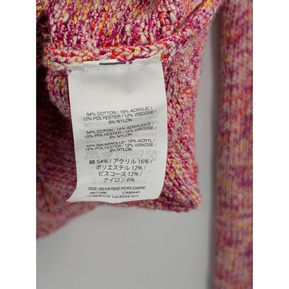 J.Crew Marled Cable Knit Sweater Women Size M Pullover Textured Soft Minimalis - Picture 6 of 10